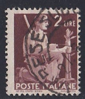 Italie - 1944 - 1946   Lieutenance & Humbert II   Y&T  N °   490   Oblitéré - Used