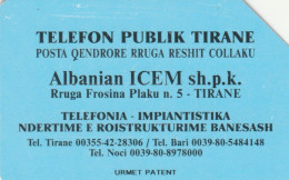 PHONE CARD ALBANIA URMET (E90.7.4 - Albanie