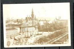 Austria Österreich Wien Votivkirche Etc., Gesendet 1932 To Denmark Propaganda-Nebenstempel "Besuchet Die Wiener Messe" - Iglesias