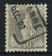 SUISSE Ca.1894: Le ZNr 69D Obl. CAD - Oblitérés