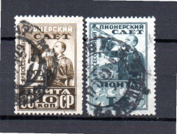 Russia 1929 Old Set Allunions-Exhibition Stamps (Michel 363/64) Used - Oblitérés