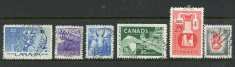 Canada 1956 USED  Year Set - Used Stamps