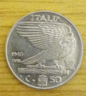 Italia, Year Unknown, Used, 50 Lire - Other & Unclassified