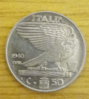 Italia, Year Unknown, Used, 50 Lire - Otros & Sin Clasificación