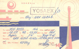 Radio Amateur QSL Card Romania YO5AEX Cluj Y05-3553 - Radio Amateur