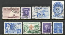 Canada 1955 USED  Year Set - Used Stamps