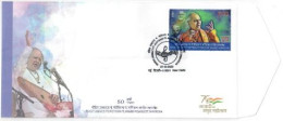 India 2023 PANDIT JASRAJ First Day Cover FDC As Per Scan - Lettres & Documents