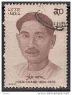 India Used 1980, Prem Chand, Writer    (sample Image) - Used Stamps