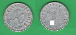 Germania 50 Reichpfenning 1940 A Germany Aluminum Coin Allemagne - 50 Reichspfennig