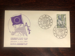 BELGIUM  FDC COVER 1964 YEAR VESALIUS HEALTH MEDICINE STAMPS - Covers & Documents