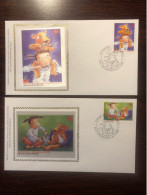 BELGIUM  FDC COVERS 1999 YEAR RED CROSS HEALTH MEDICINE - Lettres & Documents