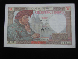 50 Cinquante Francs - Jacques Cœur - 20-11-1941   **** EN ACHAT IMMEDIAT **** - 50 F 1940-1942 ''Jacques Coeur''