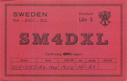 Radio Amateur QSL Card Sweden SM4DXL Y05-3553 - Radio Amateur