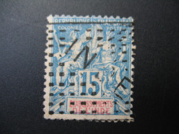 Inde Française Karikal Stamps French Colonies N° 6 Neuf * NSG Maury à Voir - Gebruikt