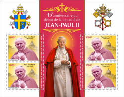 2023-06 - TOGO-  POPE JOHN PAUL II             4V  MNH** - Papes