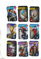 9 Cartes Marvel 2023 No 40.42.43.44.45.46.47.48.49 - Andere & Zonder Classificatie