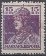Hongrie Debreczen 1919 N° 38a MH Roi Charles IV     (K6) - Debrecen