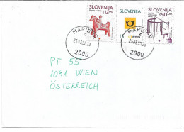 0164j: Brief Aus Maribor, Slowenien, 1996 Nach A- 1091 Wien - Slowenien