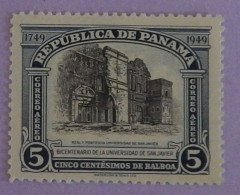 PANAMA YT PA 109 NEUF**MNH" BICENTENAIRE DE L UNIVERSITE SAINT FRANCOIS XAVIER" ANNÉE 1949 - Panama