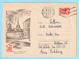 USSR 1967.0901. Tallinn, Old Town. Prestamped Cover, Used - 1960-69