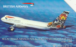 PHONE CARD POLONIA AEREO (E95.13.4 - Pologne