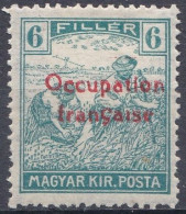 Arad Occupation Française En Hongrie Mi 9 * Moissonneurs O D'OCCUPATION Plus Haut (K6) - Unused Stamps