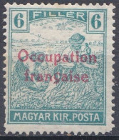 Arad Occupation Française En Hongrie Mi 9 * Moissonneurs (K6) - Unused Stamps