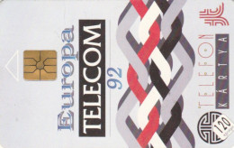 PHONE CARD UNGHERIA EUROPA TELECOM 92 (E96.19.2 - Ungarn