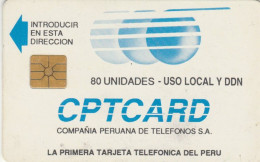 PHONE CARD PERU  (E96.9.4 - Pérou