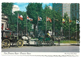 CALECHES, DOMINION SQUARE.- MONTREAL - QUEBEC.- ( CANADA ) - Montreal