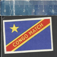 CONGO MATCH  - OLD MATCHBOX LABEL MADE CONGO - Boites D'allumettes - Etiquettes