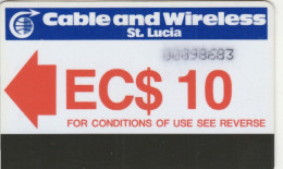 PHONE CARD ST LUCIA  (E98.13.1 - Santa Lucía