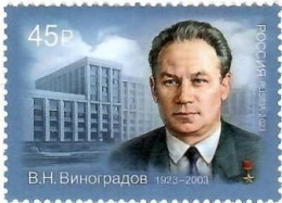 Russia 2023 . Birth Centenary Of V. Vinogradov, Scientist . 1v. - Ongebruikt