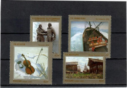 Russia 2023 . Art Of Russia (Music Instruments, Ships) . 4v. - Unused Stamps