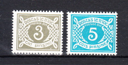 Irlanda Nuovi:  Segnatasse  N. 22 E 24  - Timbres-taxe