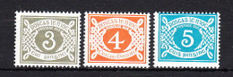 Irlanda Nuovi:  Segnatasse  N. 22-4 - Timbres-taxe