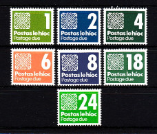 Irlanda Nuovi:  Segnatasse  N. 25-31 - Timbres-taxe