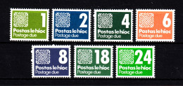 Irlanda Nuovi:  Segnatasse  N. 25-31 - Postage Due