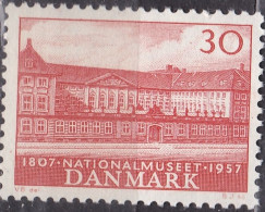 ARCHITECTURE ART 150 YEARS OF NATIONAL GALLERY MUSEUM BUILDING  DENMARK DANMARK DÄNEMARK 1957 MH(*) MI 367 - Museums