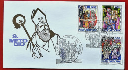 VATICANO VATIKAN VATICAN 1985 SAN METODIO SAINT METHODIUS VENETIA COVER FDC - Lettres & Documents