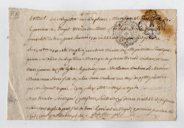 VP22.870 - 1790 - Cachet De Généralité De TOURS - Paroisse De MAYET, Diocèse LE MANS, Election De LA FLECHE ..... - Algemene Zegels