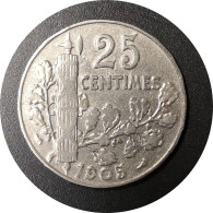 Monnaie France - 1905 - 25 Centimes Patey 2ème Type - 25 Centimes