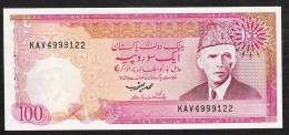 PAKISTAN P41f 100 RUPEES 1981 #KAV Signature 13  UNC. 2 P.h. - Pakistán