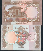 PAKISTAN P27a 1 RUPEE 1983 #AP/22  Signature 13 UNC. - Pakistán