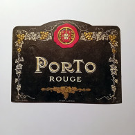 Ancienne ETIQUETTE  - PORTO ROUGE Espagne- Spécimen D'étiquette G. JOUNEAU - Rum