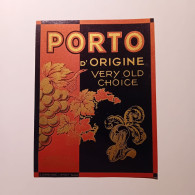 Ancienne ETIQUETTE  - PORTO ROUGE- Spécimen D'étiquette G. JOUNEAU - Rum