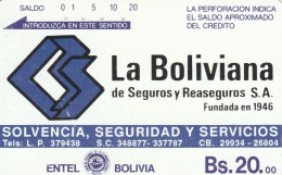 PHONE CARD BOLIVIA  (E102.38.3 - Bolivien