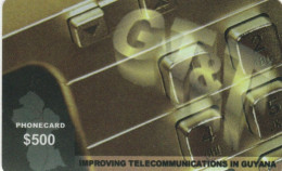 PREPAID PHONE CARD GUYANA  (E102.21.8 - Guyane