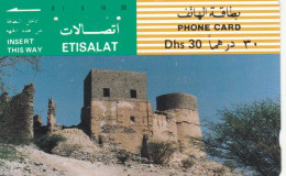 PHONE CARD EMIRATI ARABI  (E102.10.1 - Ver. Arab. Emirate