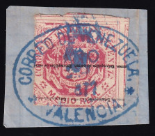 Venezuela, 1865-70 Mi. 20 III K, ½ R. Lila-rosa, [Mat. Correo De Venezuela, Valencia.] - Venezuela